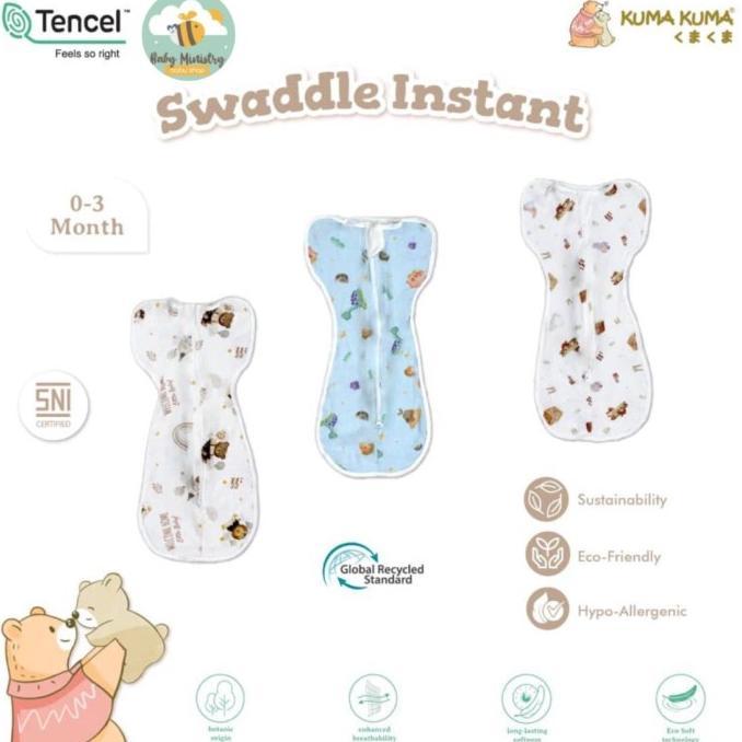Gambar kuma kuma swaddle instant - bedong instant bayi tencel selimut - dinosaurs  dari All-in-One Shop 77 undefined Tokopedia