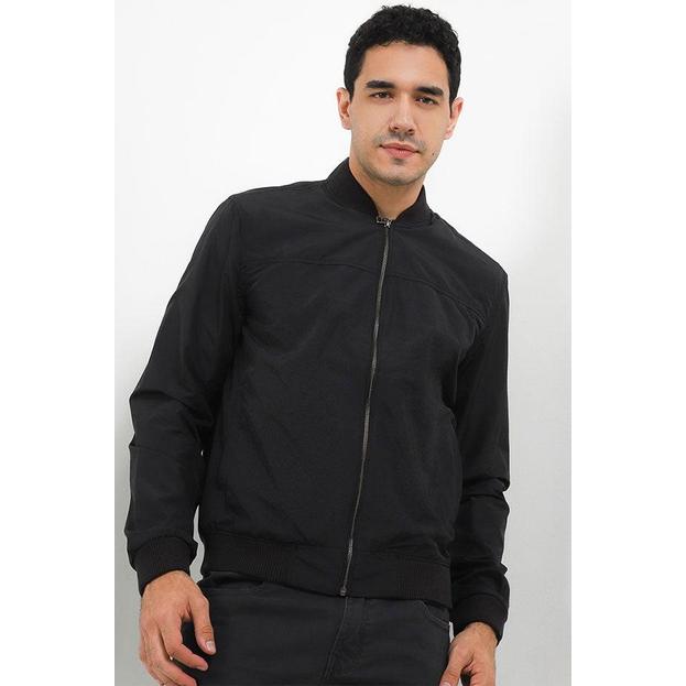 Gambar New Cardinal Jaket Slim Fit Pria F0029J01A Original - M, Black dari rinistoree.,. undefined Tokopedia