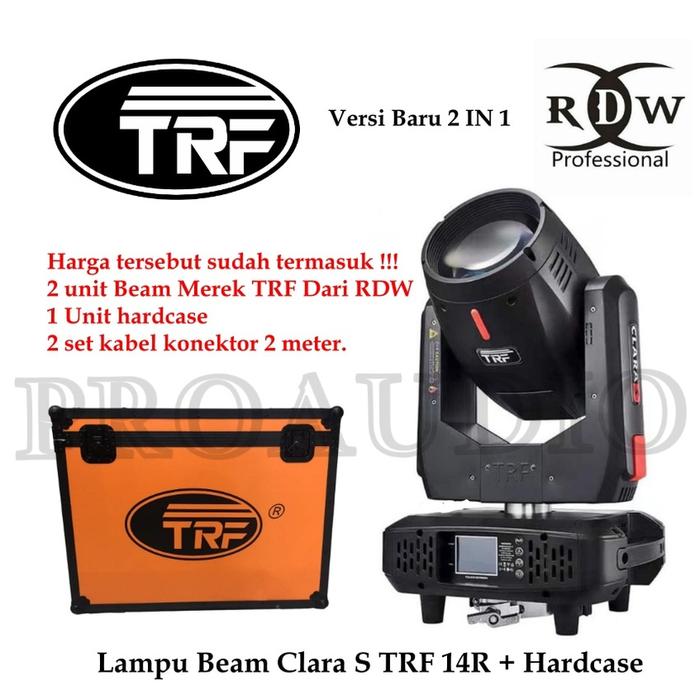 Gambar TRF RDW Lampu Lighting / Moving Beam Clara S - 14 R / 14R / TRF 14R / TRF14R Original - 1 SET dari Proaudio undefined Tokopedia