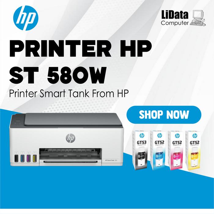 Gambar HP Smart Tank 580 Wireless All-in-one Printer dari LIDATA COMPUTER undefined Tokopedia