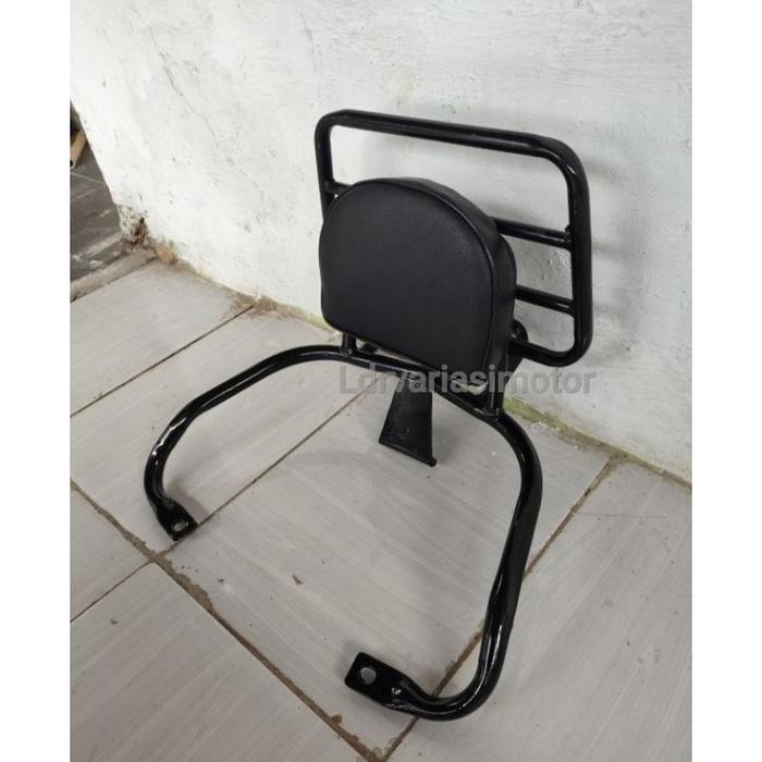 Gambar Sandaran Behel Back Rack Jok Belakang Motor Listrik Vespa Matic Uwinfly T3 S T3 Pro Greentech Primavera Sprint Aksesoris Motor Listrik Smoot Zuzu - Jok hitam dari BENDEDKEN undefined Tokopedia