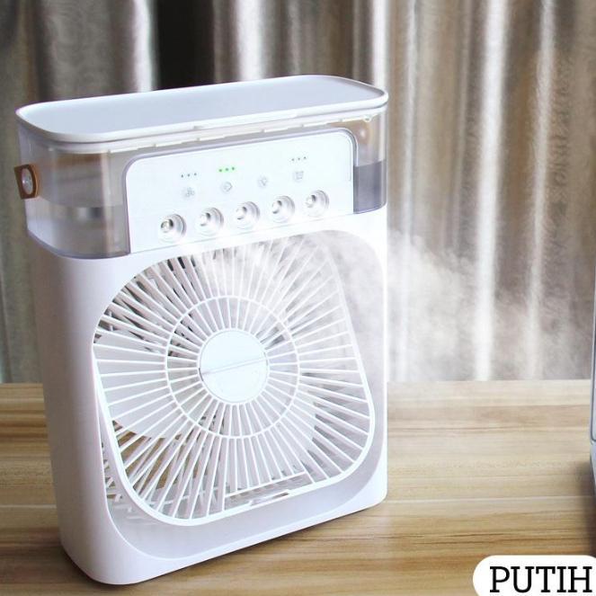 Gambar Madia Kipas Penyejuk Pendingin Kipas Ac Mini Air Cooler Fan Portable Mobil-Ruangan Dingin Led Termurah Ready Terbaik - Putih dari MERPATY- undefined Tokopedia