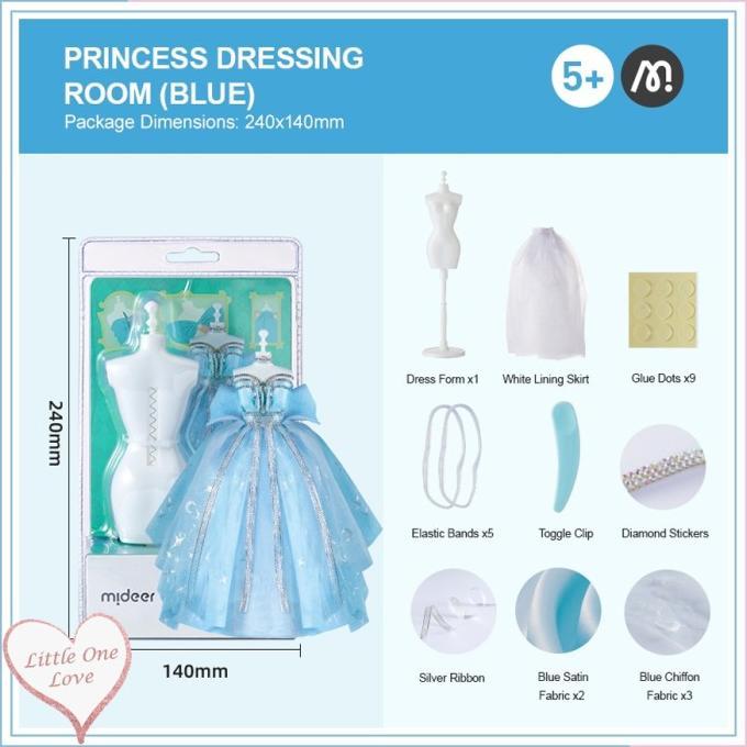 Gambar Mideer Clothing Design Princess Fitting Room Mainan Edukasi Anak Murah - Blue dari Jooe Storee undefined Tokopedia