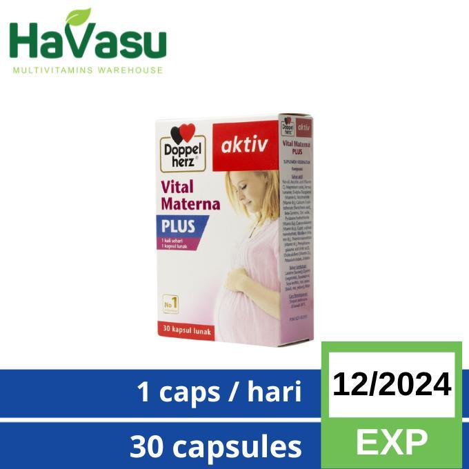 Gambar Doppelherz Vital Materna Plus Complete Pregnancy Multivitamins Dha Original Produk - Exp Dec 2024 dari Supplemen Essentials undefined Tokopedia