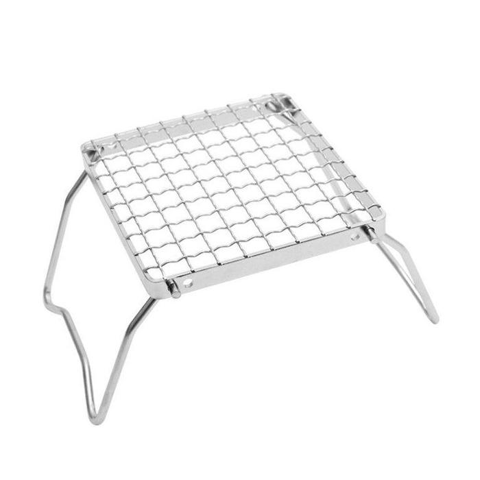 Gambar Folding Bbq Grill Rack Stainless Mini Barbecue Grill Stove Stand Rack Bracket Termurah Ready Terbaik - S dari MONZY- undefined Tokopedia