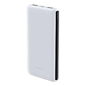 Gambar Robot RT180S Powerbank 10000mAh Dual Input Port Type C & Micro USB - Putih dari MMCROXY undefined Tokopedia