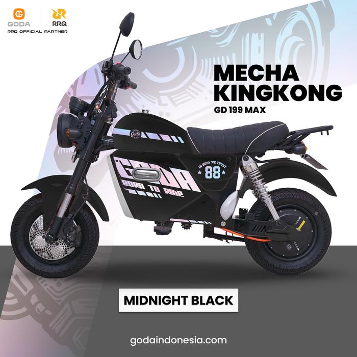 Gambar Sepeda listrik Goda 199 Mecha Kingkong - Hitam dari Varel ebike undefined Tokopedia
