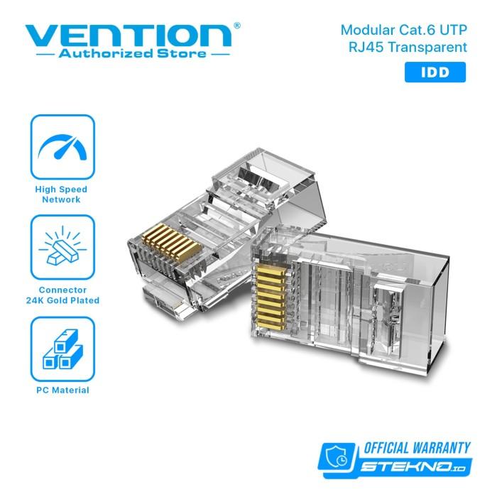Gambar Vention Konektor RJ45 Cat6 UTP Modular Gigabit Jack Plug Connector IDD IDC - IDD-10 dari Vention Authorized Medan undefined Tokopedia