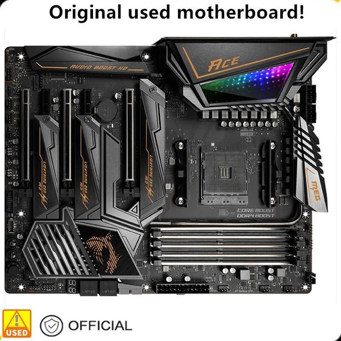 Jual For MEG X570 ACE Motherboard Socket AM4 For AMD X570 DDR4