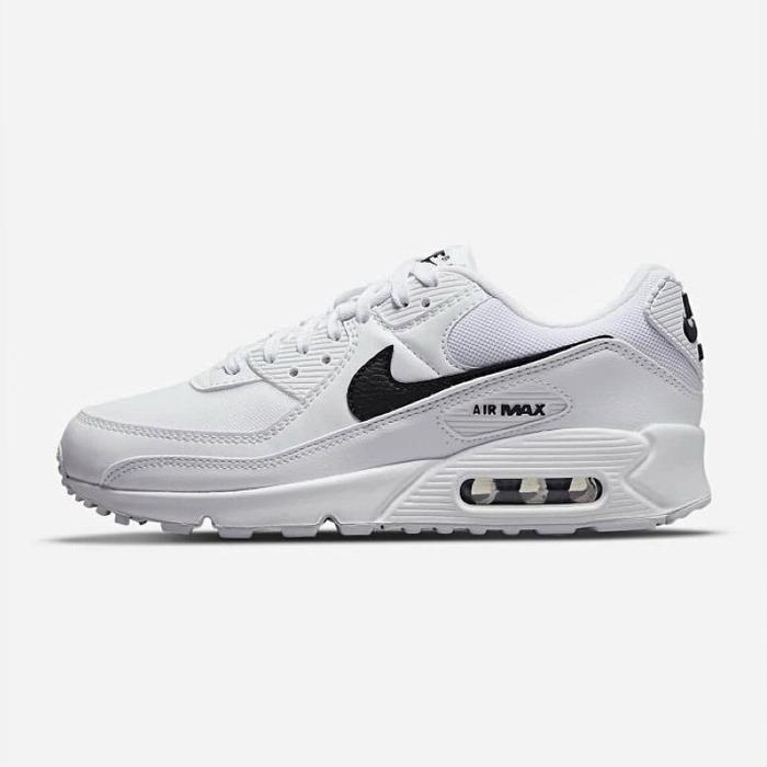 Jual Nike airmax 90 white swoosh black sneakers 43 Tulang
