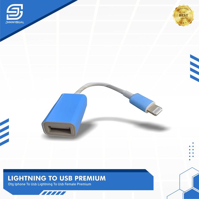 Lightning Female Usb Adapter For Lightning Cable Otg Iphone To Usb