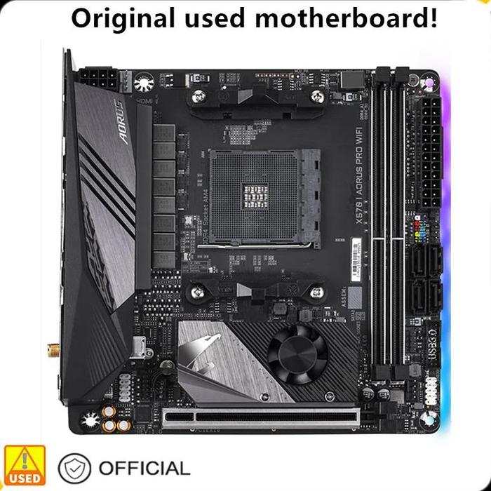 X570i X570n For X570 I Aorus Pro Wifi Motherboard Socket Am4 For Amd X570  Ddr4 M2 Nvme Sata3 Original Desktop Used Mainboard