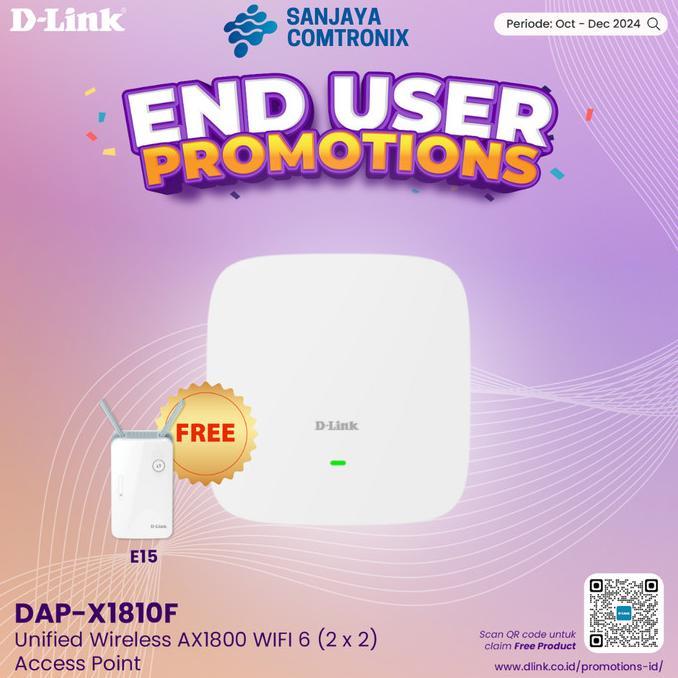 Gambar Promo / Terlaris D-LINK DAP-X1810F WIFI 6 AX1800 Indoor Access Point Terbaik dari City Shop2705 undefined Tokopedia