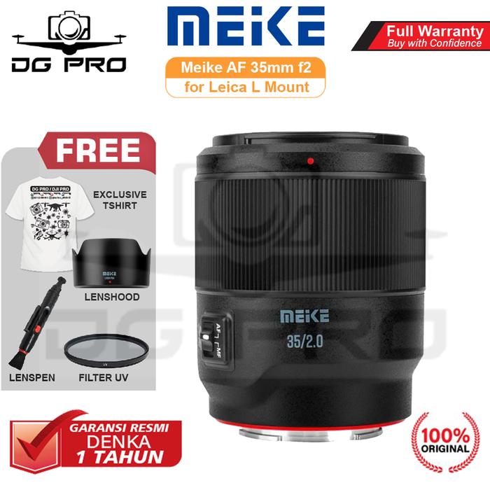 Jual Meike AF 35mm f2 for Leica L Mount Fullframe Lens Meike 35 mm