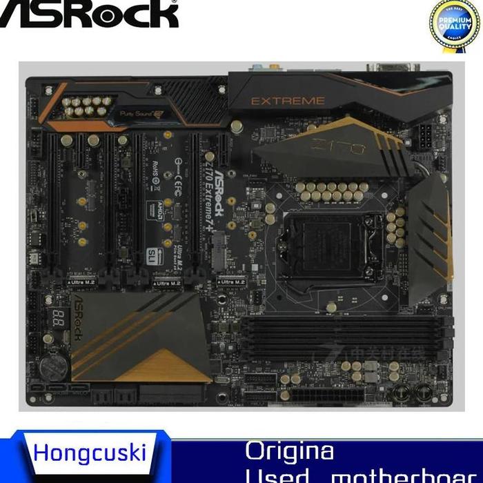 Jual For ASRock Z170 Extreme7+ Extreme7 Original Used Desktop 1151