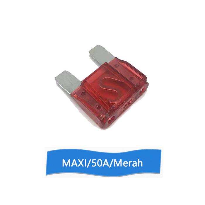 Gambar FUSE BLADE SEKRING BESAR SEKERING TANCAP 20A 25A 30A 35A 40A 50A 660A 70A 80A 90A 100A 120A AMPERE - 10PCS - 50A (10PCS) dari Wijaya-mobile undefined Tokopedia