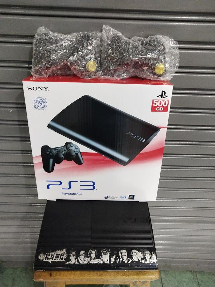 PS3 PLAYSTATION SUPERSLIM 1TB FULL GAME UPDATE TERBARU 250GB, TANPA  STICK