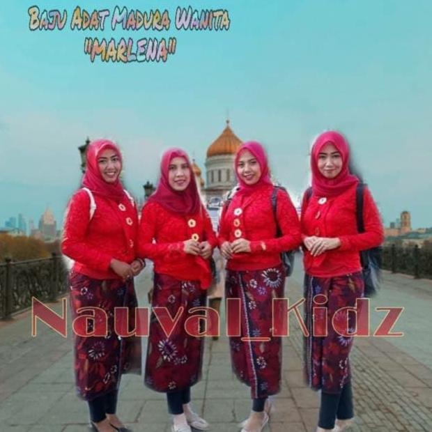 Gambar baju adat madura wanita / marlena dewasa - Merah, S dari seblakcampur undefined Tokopedia