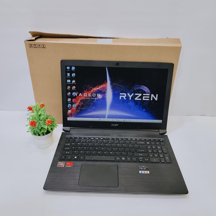 Laptop Acer Aspire A315-41 Amd Ryzen 3-3200u Ram 8gb Ssd 256gb Hdd 500gb  156inc Fhd Mulus Fullset