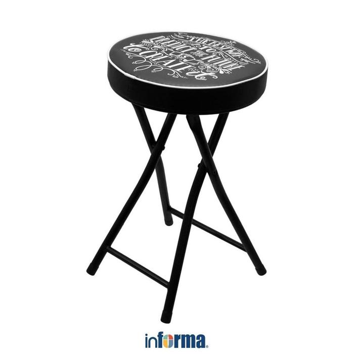 Gambar PROMO!!! Informa Habra Bangku Stool Metal With Cushion Tempat Duduk Empuk Serbaguna Bangku Cafe Hotel Furniture Interior Rumah - Hitam Var A dari DATANA MARKET undefined Tokopedia