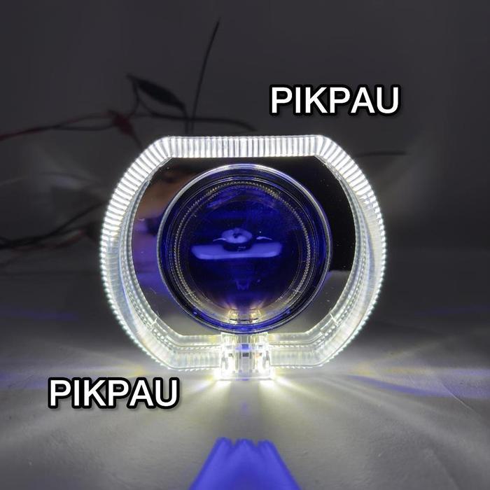 Gambar PACKET BUNDLING BILED IBRIGHT ZE10 ORIGINAL BLUE LENS ALL WEATHER BILED 2,5INC - Putih DE Biru dari Totongg klj midut778 undefined Tokopedia