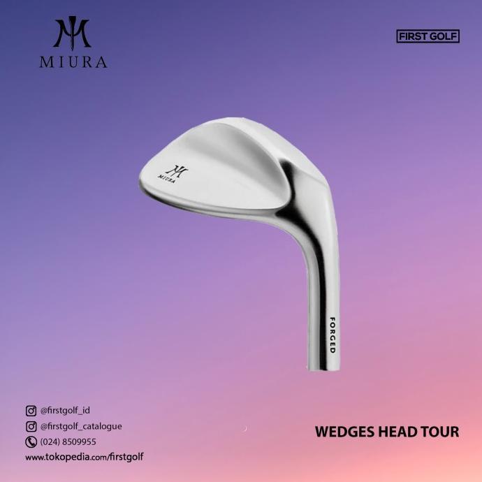 Gambar TERBARU MIURA MILLED TOUR WEDGE HEAD ONLY [BEST SELLER][TERMURAH] - Loft 48 dari TOP GOLF 2 undefined Tokopedia