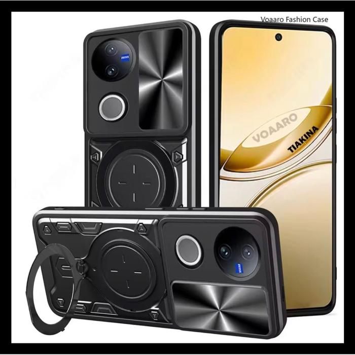 Gambar Vivo V50 5G Pattern Armor Ring Magnetic Original Hard Case Casing Soft Cover Armor Back Stand Silicone Pc - HITAM., VIVO V50 5G. dari Original Shop Nillkin Kota Administrasi Jakarta Pusat Tokopedia