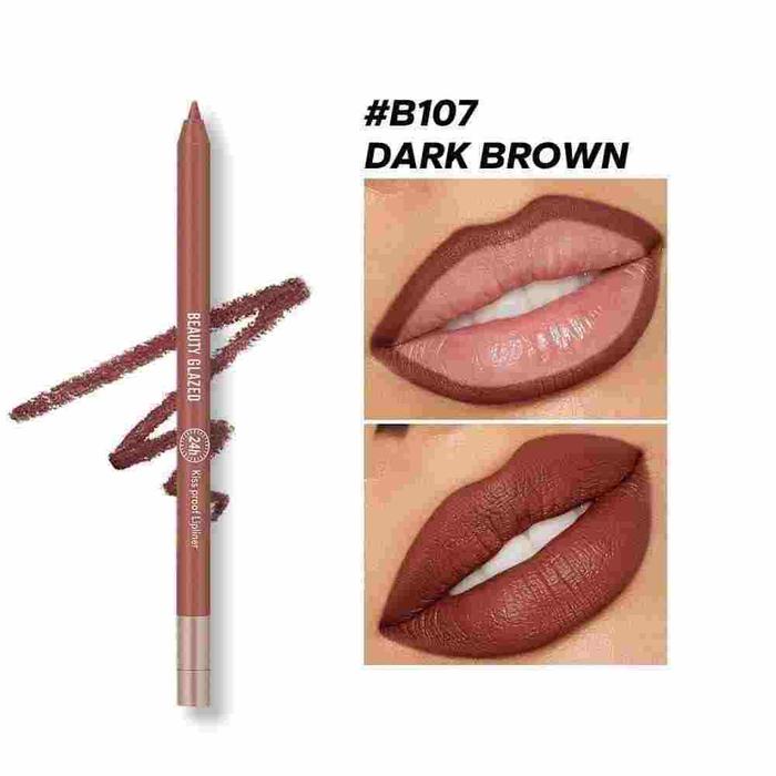 Gambar (READY & ORI) Beauty Glazed Waterproof & Long Lasting Lip Liner - Dark Brown dari Charme store_NEW undefined Tokopedia