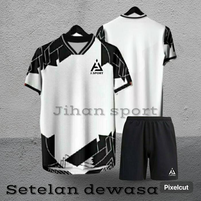 Gambar jersey setelan UMBRO polos 1 set baju bola volyy Jersey wanita pria - Putih, M dari a'ansport undefined Tokopedia