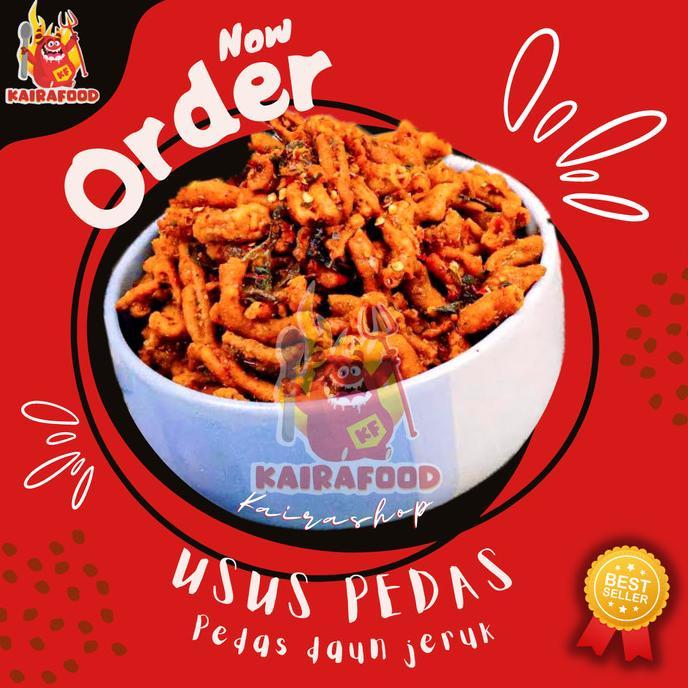 Gambar 1KG USUS KRISPY PEDAS DAUN JERUK | ORIGINAL DAUN JERUK - Ori Daun Jeruk, 1KG dari SIDO MAJUU SHOP undefined Tokopedia