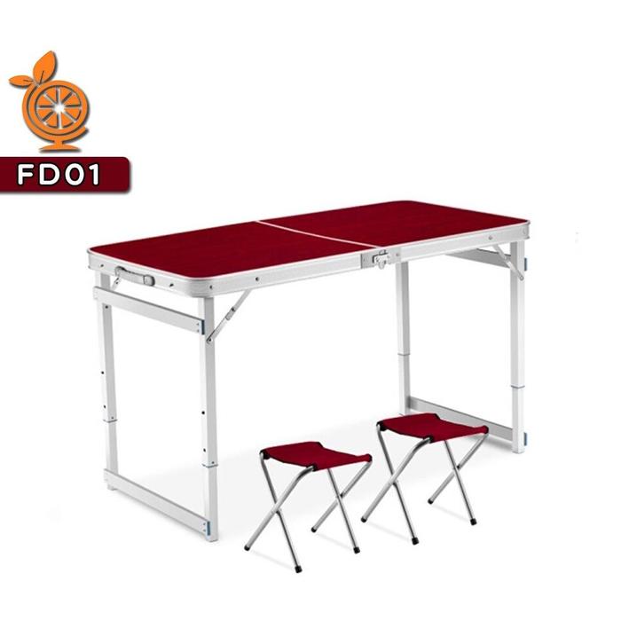Jual Meja Lipat Portable Meja Koper Meja Makan lesehan Meja lipat Kayu ...