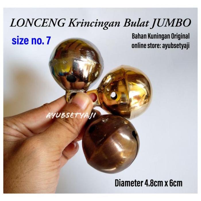 Lonceng Besar No8 Kuningan Diameter Klinting Krincing Brass Bel  Lonceng Bulat No Lonceng Sapi 08 Pagar Mainan Kuda Bulat Lonceng Kambing 