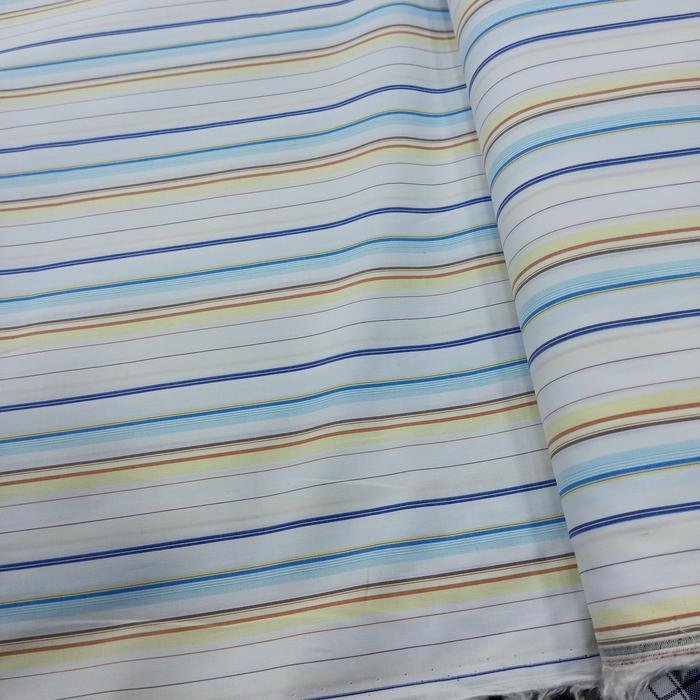 Gambar KAIN KATUN PREMIUM KATUN ITALY MOTIF GARIS GARIS BAHAN KEMEJA IMPORT GARMENT QUALITY - motif 10 dari IWAN-TEXTILE undefined Tokopedia