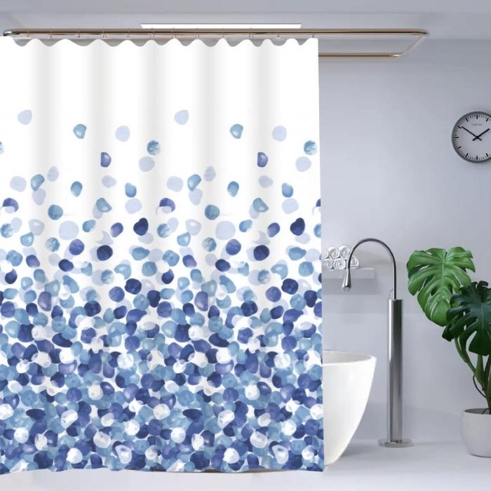 Gambar Gorden Kamar Mandi Shower Curtain Tebal Kualitas Premium - MOZAIK dari Kannon Living 99 undefined Tokopedia