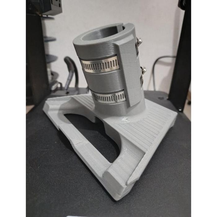 Gambar Starlink Gen 3 V4 360 Degree Pipe Adapter - 3D Printed Mounting Dudukan Untuk Pipa Tiang/Pole - Grey dari GROSIR UHRJEI638 undefined Tokopedia