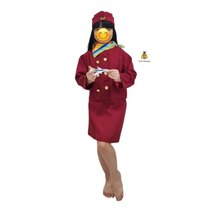 Gambar Costume Profesi Anak – Kostum damkar dokter / Tata Edutoys - Air Stewardess dari Tata Edutoys_NEW undefined Tokopedia