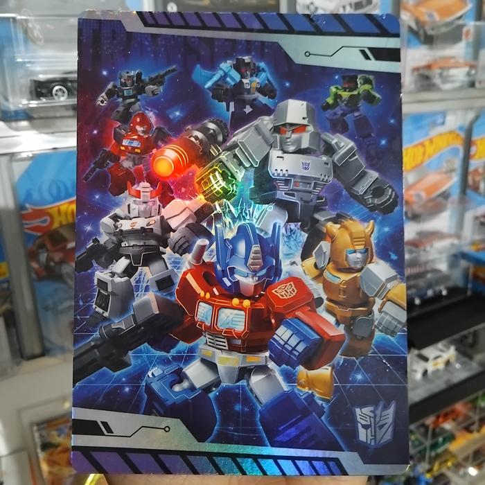 Gambar Kartu Blokees Transformers Galaxy Version Defender Vol.1 Autobots Decepticons Super Secret Optimus Prime Megatron - Biru dari The2Toys undefined Tokopedia