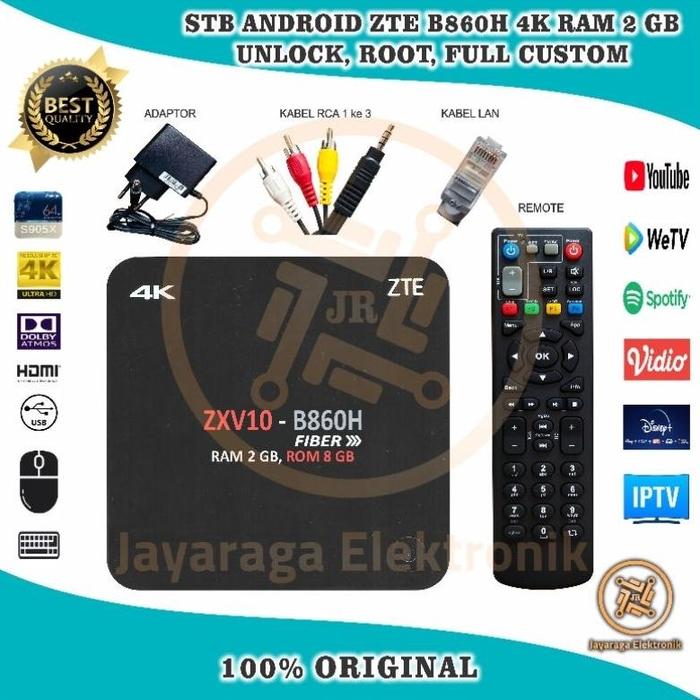 Gambar STB Android Smart TV Box B86OH 4K Hybrid Full Root Full Custom Full Aplikasi Full Fitur SIAP PAKAI | Mengubah tv jadul menjadi Android SmartTV - RCA (TV Tabung) dari CV PERMATA PADI undefined 2 Tokopedia