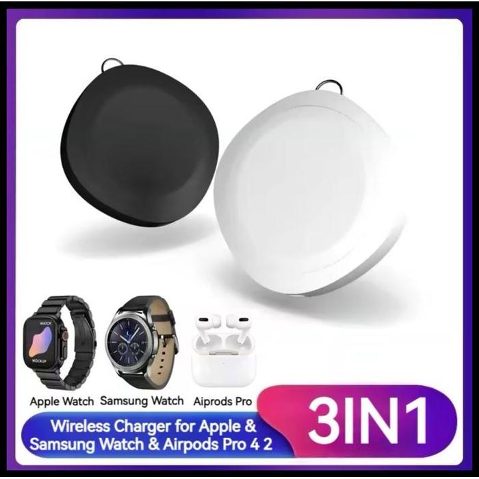 Jual Portable Wireless Charger Multiple Devices Magnetic Charging