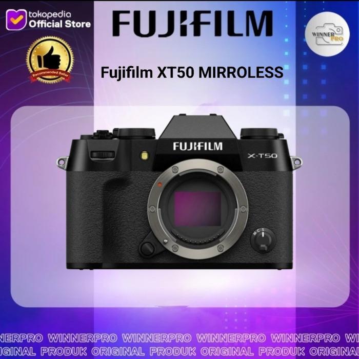 Gambar Fujifilm XT50 Body Only Fuji X-T50 XT 50 Mirrorless Camera - Hitam dari Winnerpro.id undefined Tokopedia
