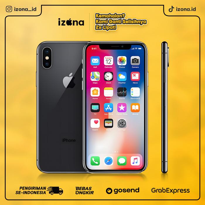 Gambar IPHONE X 64GB 256GB ORIGINAL SECOND INTER / IBOX TERMURAH IZONA - SPACE GRAY, 64 GB INTER dari iZona ID undefined Tokopedia