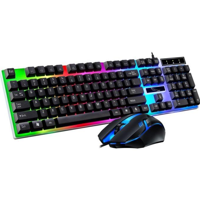 Gambar New Bonkyo Paket Keyboard Hp Dan Mouse Combo Rgb Keyboard Pc Led Usb Untuk Laptop Eksternal Keyboard Gaming Full Set Accessories Komputer Set - Hitam dari MAGARITA undefined Tokopedia