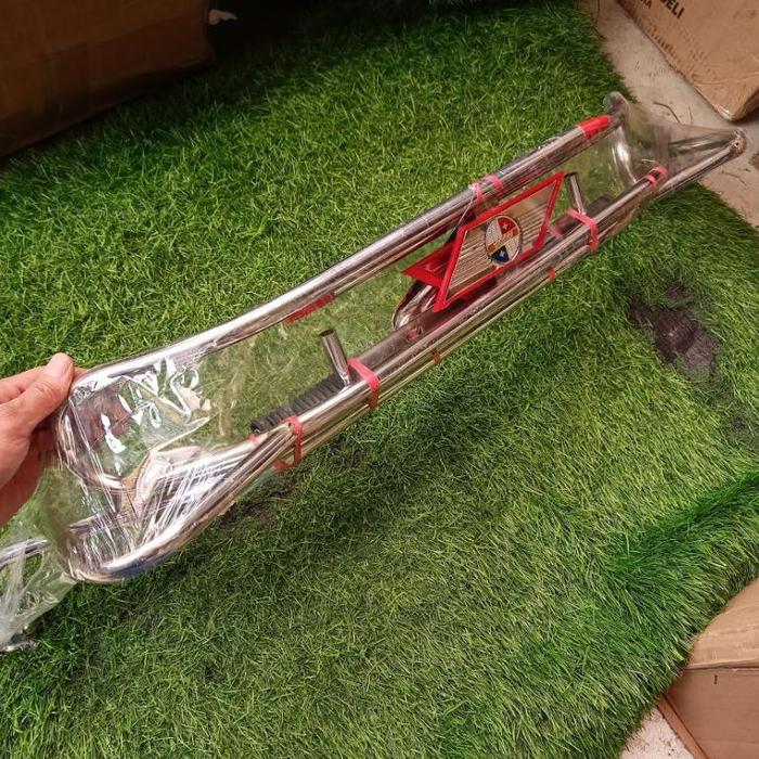 Gambar Crashbar Bodybar Pelindung Tepong Vespa Super Sprint Excel Exlusive Px Ps Crome - Super merah dari Toko MasHend undefined Tokopedia