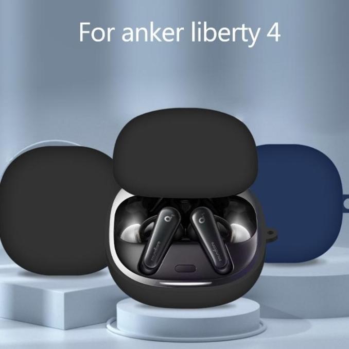 Gambar Soft Case Silikon TWS Anker Soundcore Liberty Air 2 Pro Anker Soundcore Liberty Neo 2 Anker Soundcore Liberty 3 Pro Anker Soundcore Liberty 4 + carabiner - Anker Liberty 4, Putih dari Indiraa Store&#39;s undefined Tokopedia