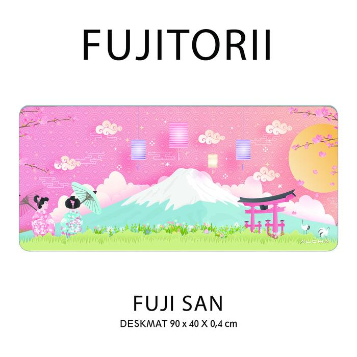 Gambar ALCHA DESKMAT FUJITORII FUJI JAPAN MOUSEPAD MOUSE PAD DESK MAT GAMING - Fuji san dari BMS Group Tech undefined Tokopedia