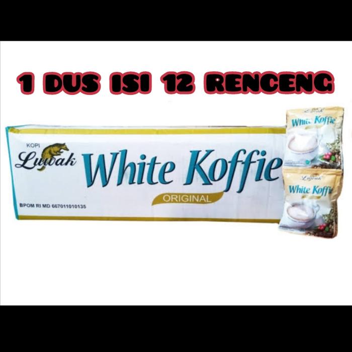 Gambar LUWAK White Koffie 1 dus isi 12 renceng / Kopi Luwak Saset Bubuk Seduh Instant dari 678storee undefined Tokopedia