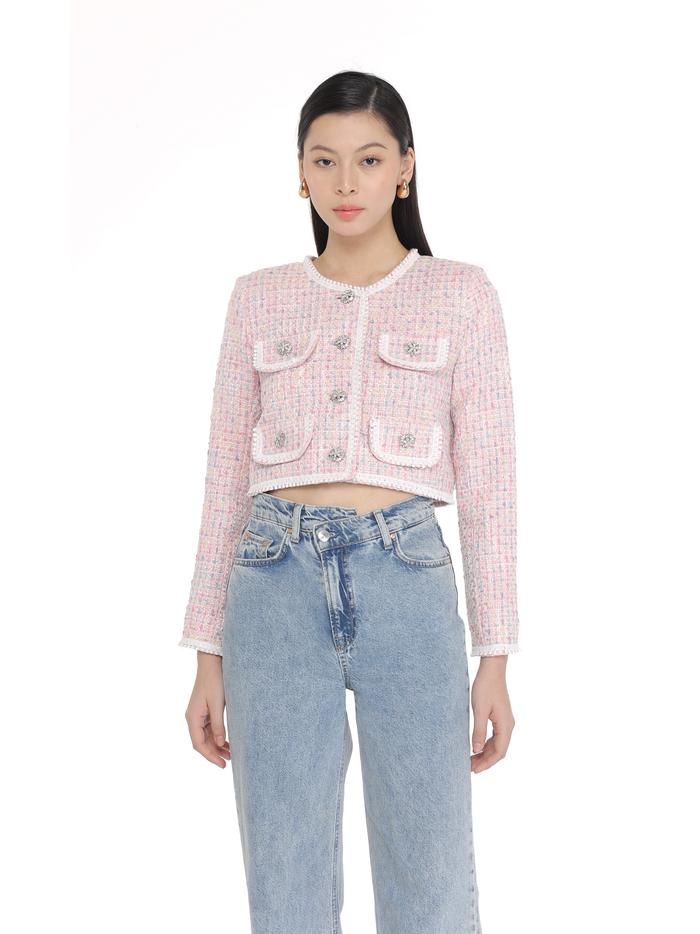 Jual POSHTURE Sway Jacket in Pink Normal Size Kota Tangerang