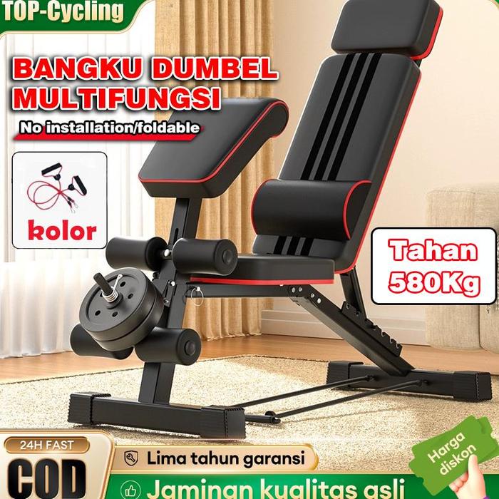 Jual Anchi Ready stock Dumbbell bench Sit Up Bench Alat Olahraga
