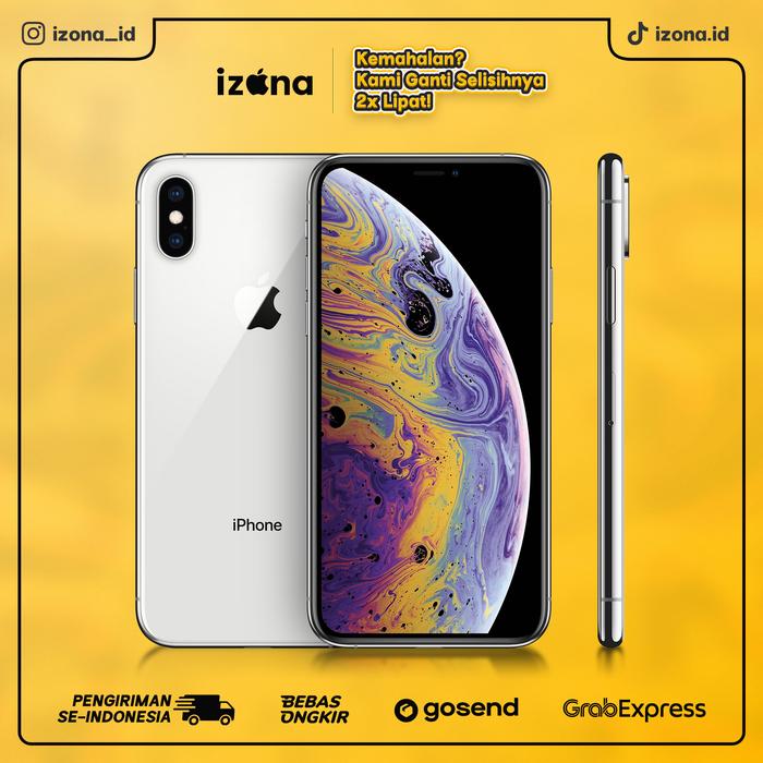 Gambar iPhone XS Max Second | Original Garansi Inter & iBox | 64GB 256GB - iZona - SILVER, 64 GB INTER dari iZona ID undefined Tokopedia