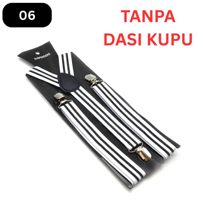 Gambar ROBB - PAKET suspender + bow tie - dasi kupu - bretel pantalon - 06, TANPA DASI KUPU dari Toko 1973 undefined Tokopedia